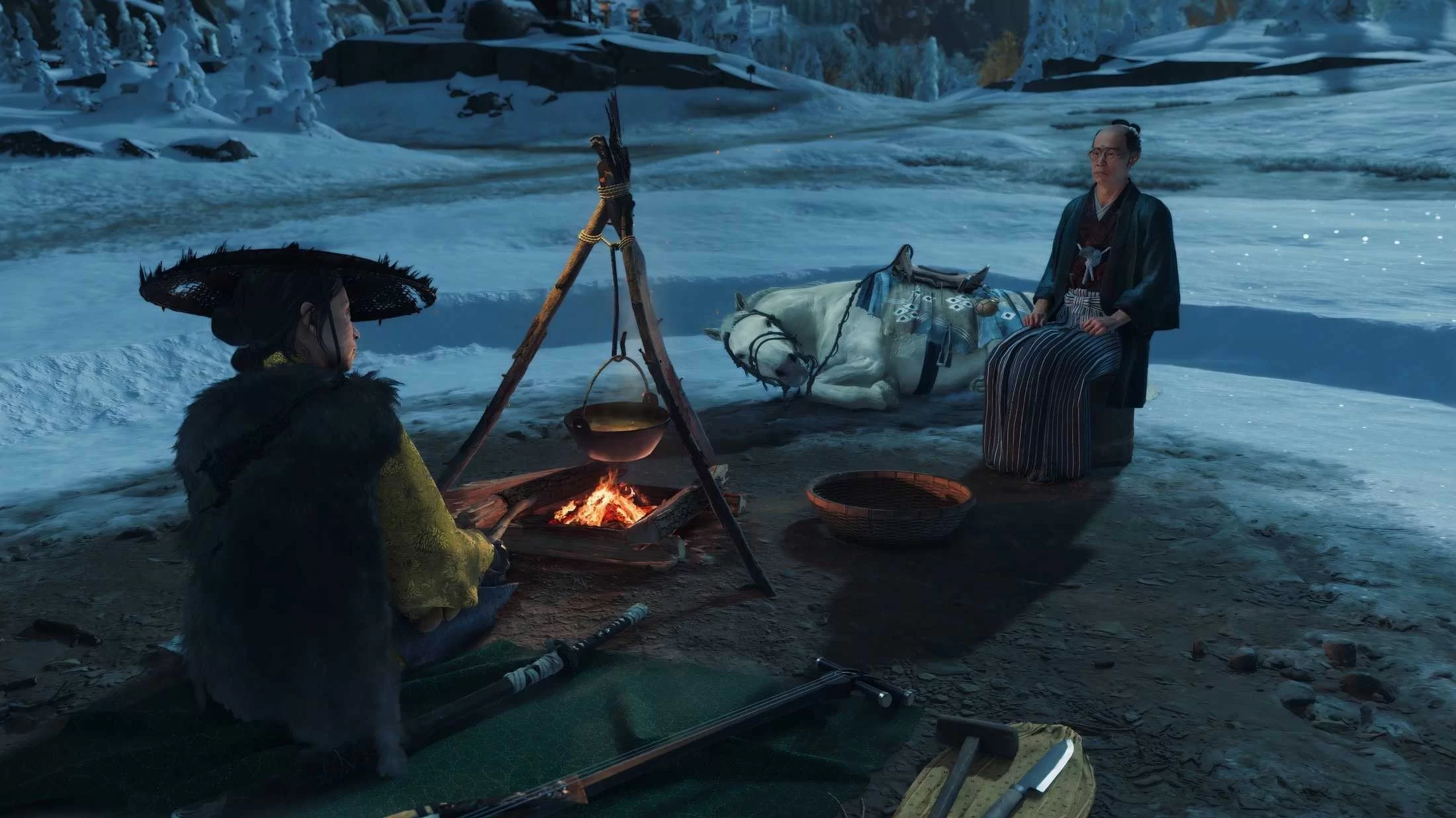 Ghost of Yotei Expands on Camping System With New Gameplay Insights